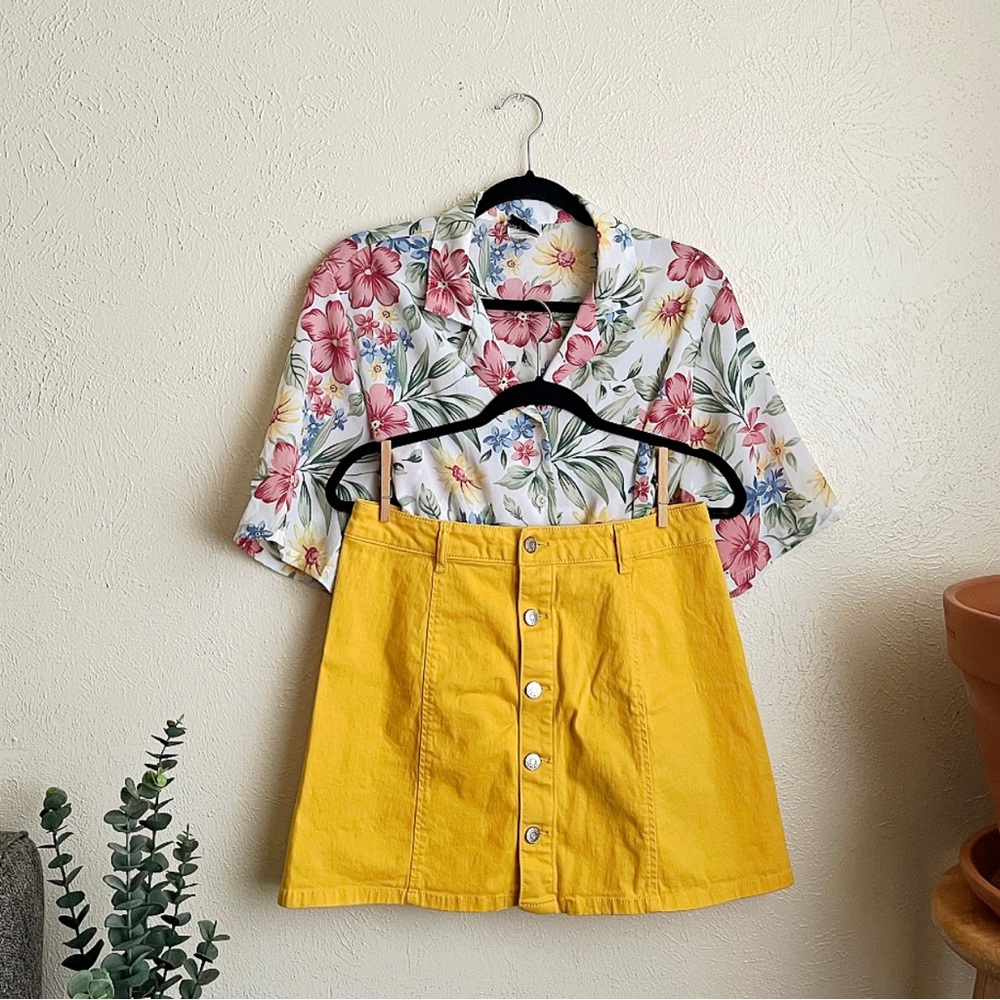 Sunshine Yellow Mini Skirt